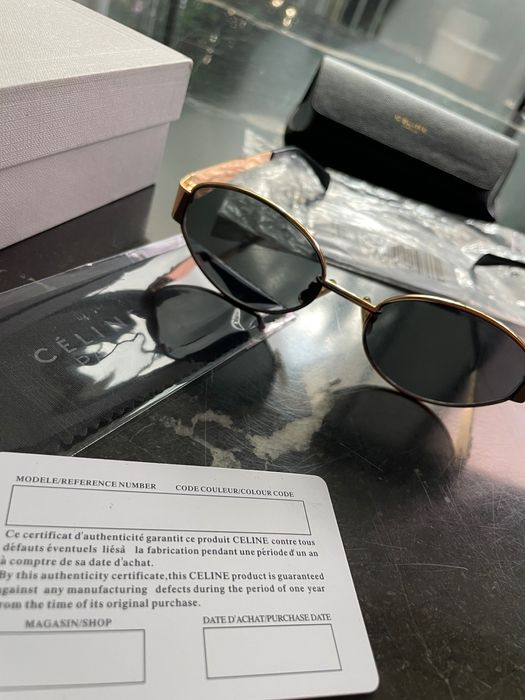 Celine Triomphe okulary przeciwsłoneczne pełen komplet