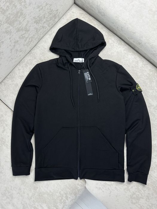 Чорне Зіп худі Stone Island | Аунтефік ОЛХ ДОСТАВКОЮ!
