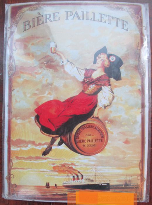 Postais Antigos em Metal