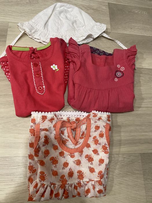 Moda menina lote roupa bebé 6-12 meses