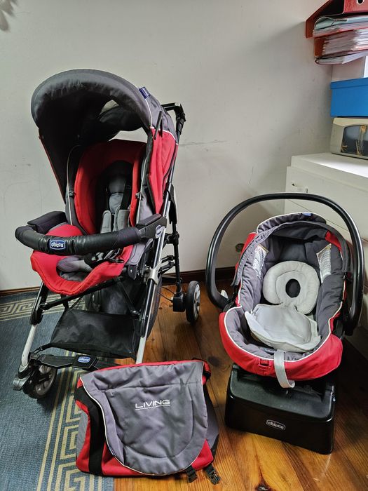 Conjunto carrinho bebé