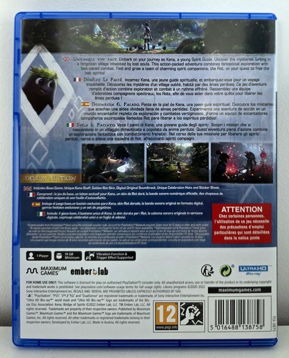 Kena Deluxe Edition PS5 + DLC.