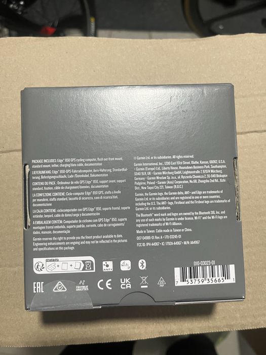 Garmin Edge 850 — новий, запечатаний