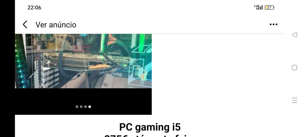 PC gaming impecável i5 9 geração