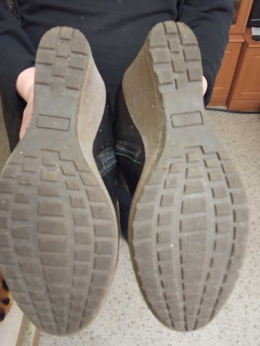 Женские кожаные высокие сапожки. Viche