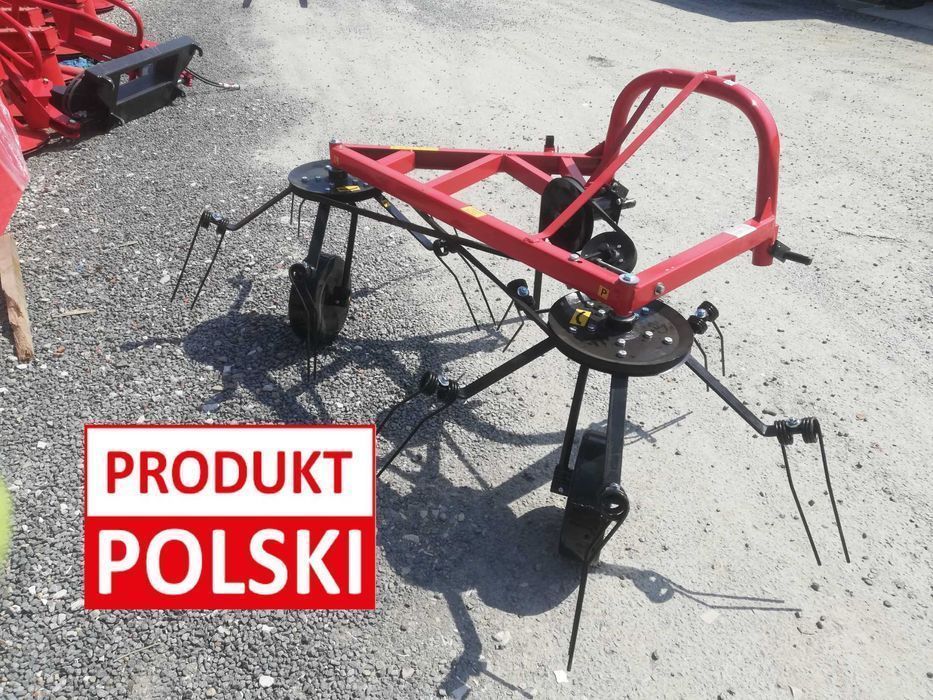 PROMOCJA-Przetrząsacz do siana PAJĄK przetrząsacz karuzelowy DOSTAWA pod wskazany adres-NOWA-zgrabiarka