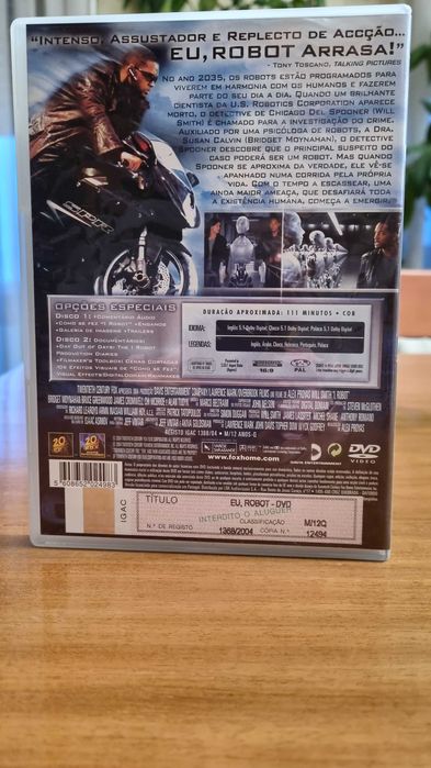Vendo Duplo DVD Ficção Científica "I, ROBOT" (Edição Coleccionador) !
