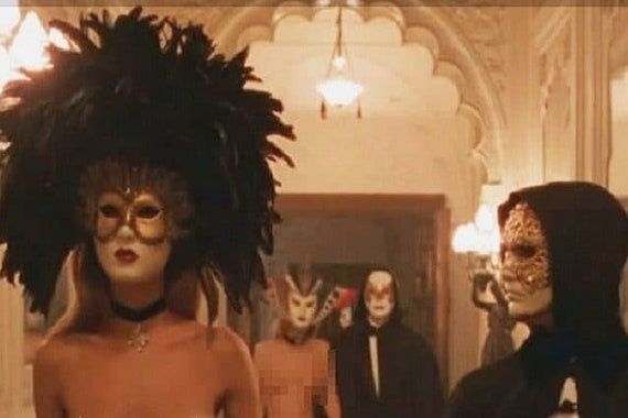 Máscaras Eyes Wide Shut Tom Cruise Padre Rapariga Veneza