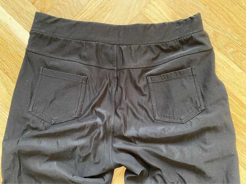 Spodnie elastyczne leginsy dresy L