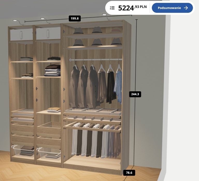 Sprzedam Ikea Pax Full system