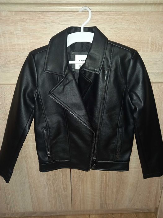 Шкіряна курточка sinsay для дівчинки 128 р