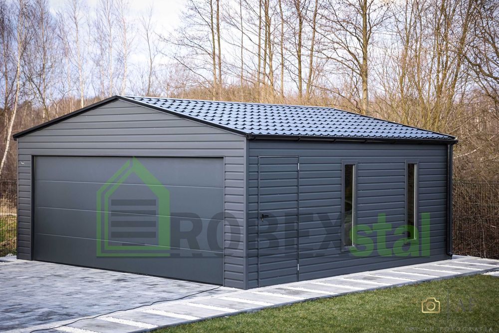 Garaż o wymiarach 6,00 x 5,80 m