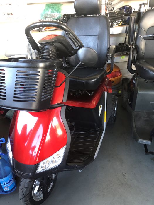 skuter dla inwalidy seniora zolar pride czerwony