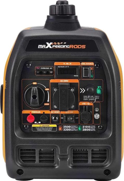 Інверторний газо-бензиновий двопаливний генератор MXR3800DF