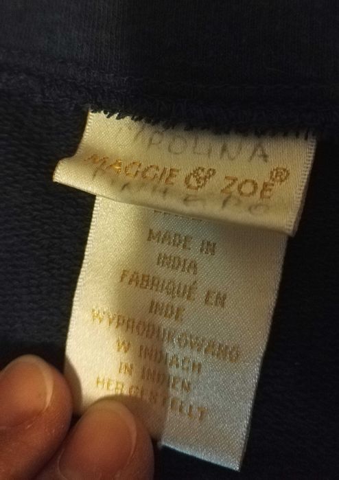 Casaco azul com detalhes em dourado - 24 meses