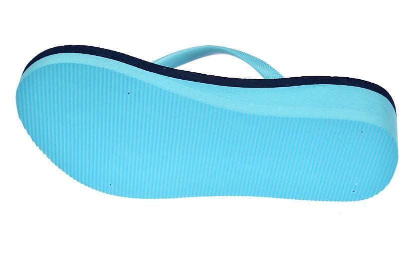 Klapki japonki dziecięce na koturnie B1172 lbl rozm. 28