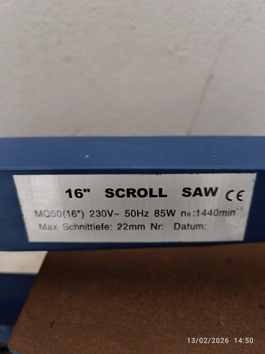 Serra Tico Tico de bancada 16 polegadas.