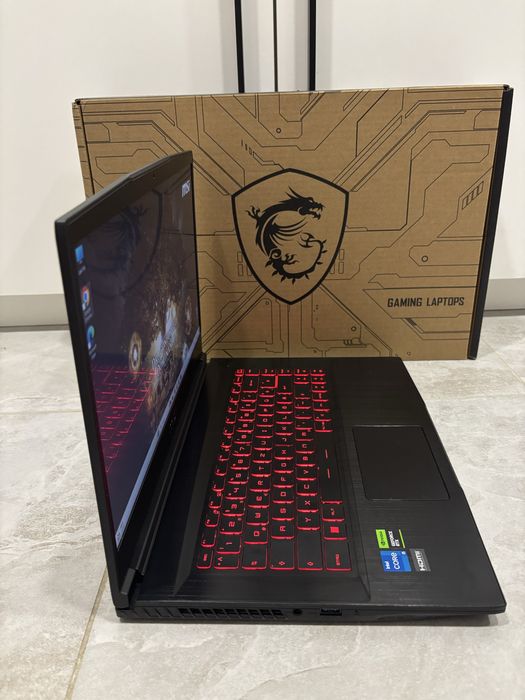 Ігровий ноутбук MSI Thin GF63 15,6”144Hz i5-12450H/16/512/RTX4050 6GB