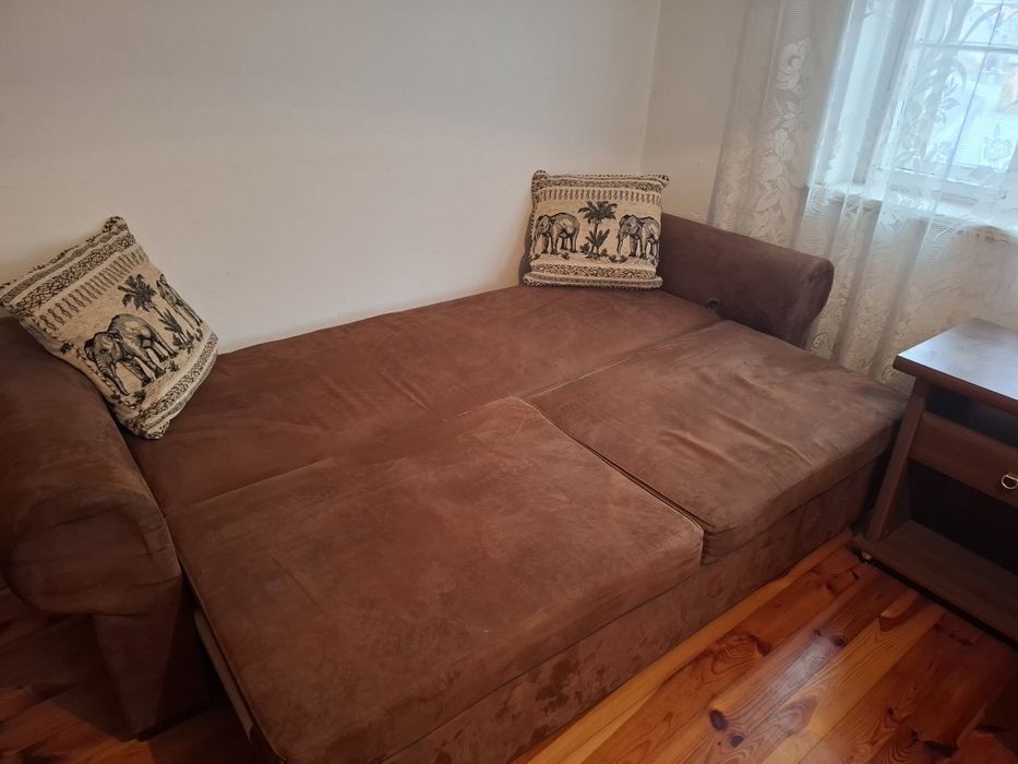 Wersalka i fotel, z funkcją spania, wygodna sofa, kanapa