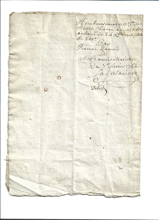 Contrato Francês de 1764