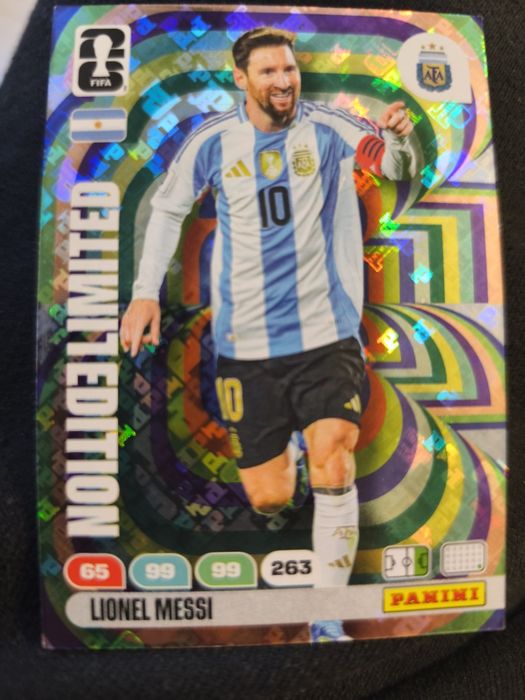 Karta piłkarska Messi