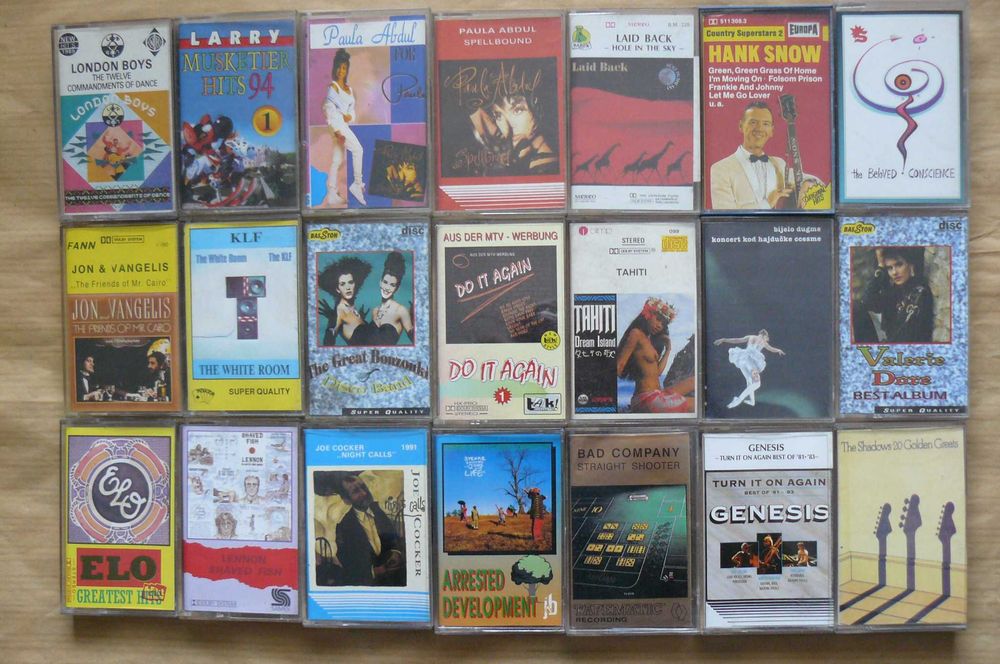 Kasety audio magnetofonowe polskie zagraniczne