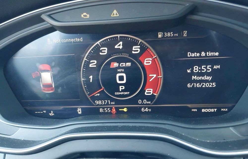 В розборі на запчастини AUDI Q5 (FY) SQ5 2018рік 3.0 колір-чорний