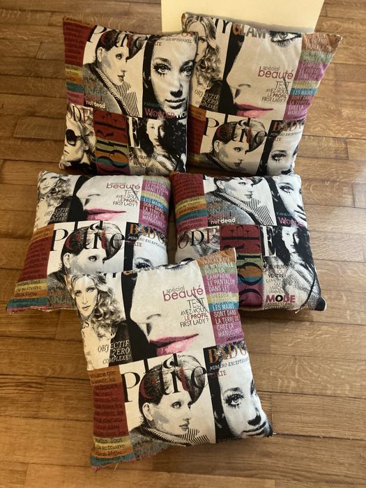 Cortinas e almofadas