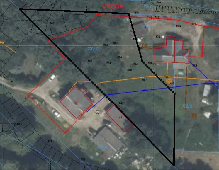 Działka 1880 m2  Rajec Poduchowny
