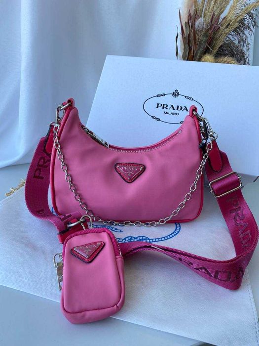 Prada Mini Pink женская сумка