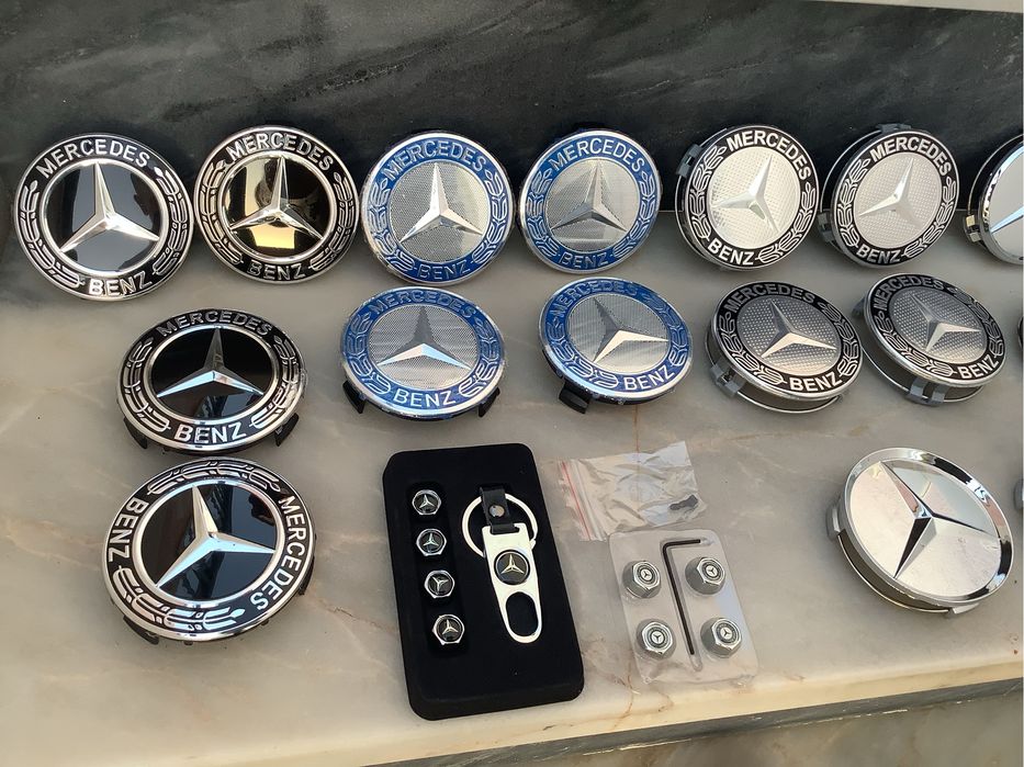 Mercedes simbolos jantes emblemas amg c novos
