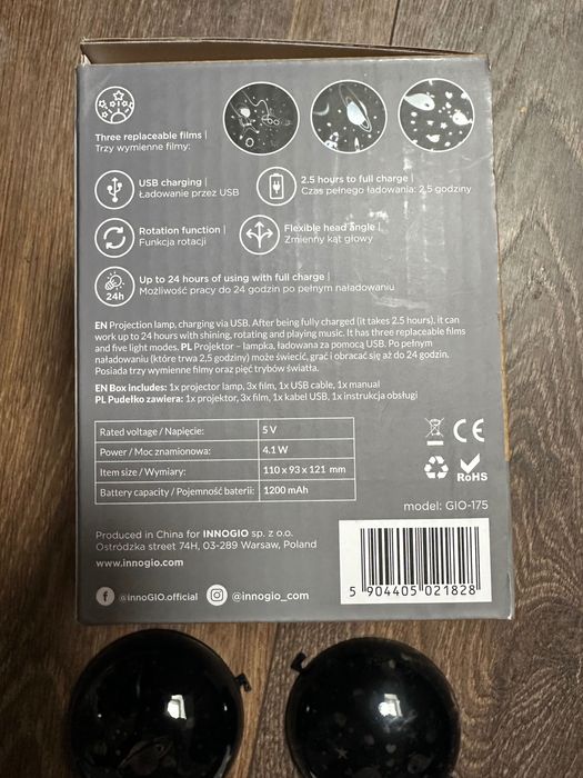 Projektor gwiazd dla dzieci