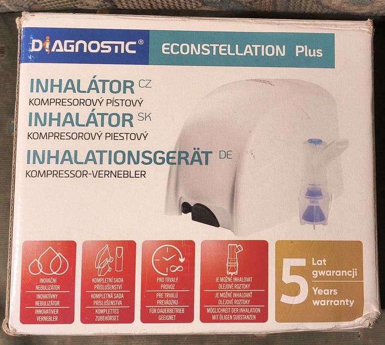 Inhalator Nebulizator Diagnostic Econstellation jak nowy