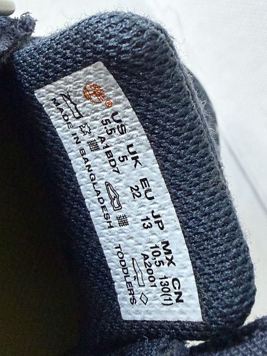 Mokasyny zamszowe na rzep, lekkie Timberland 22