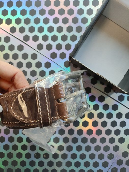 Pasek męski skórzany