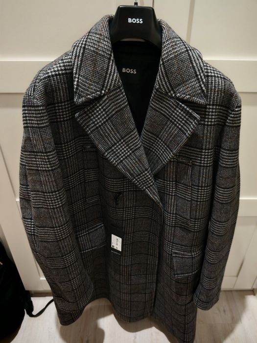 Płaszcz BOSS H-Cam DB 224 Wełna 69% rozm. 52