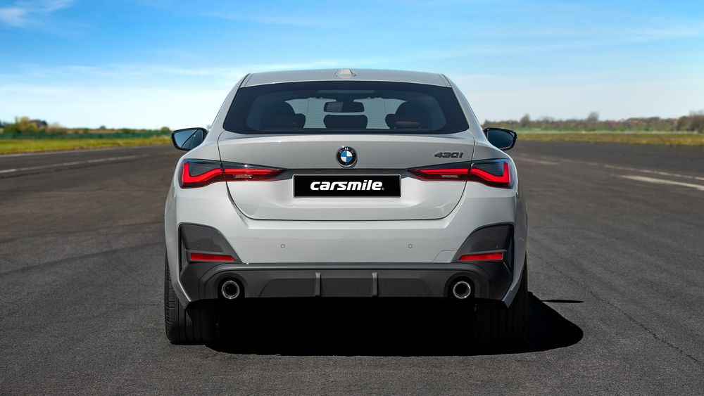 BMW Seria 4 Sedan szary od tyłu