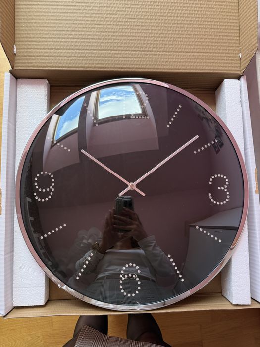 Zegar ścienny glamour Home & You