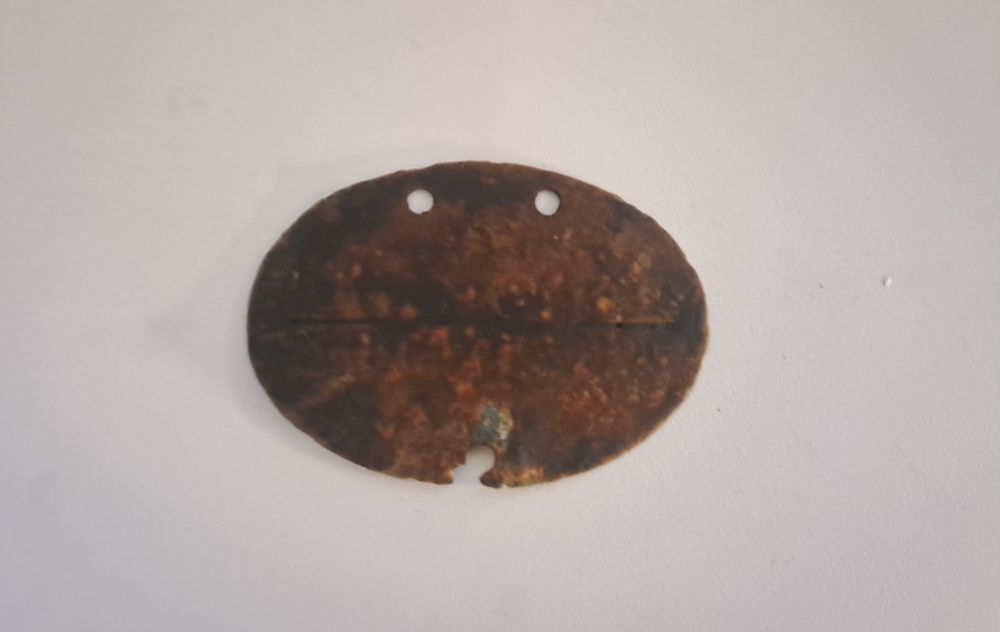 Немецкий жетон (Erkennungsmarke)