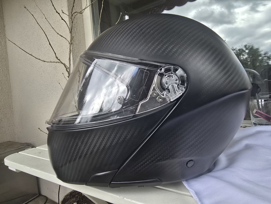 Kask AGV SPORTMODULAR CARBON szczękowy Otwierany kask rozmiar S tanio