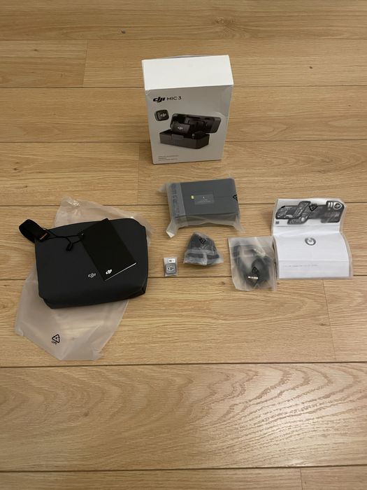 Dji mic 3 novo (combo)