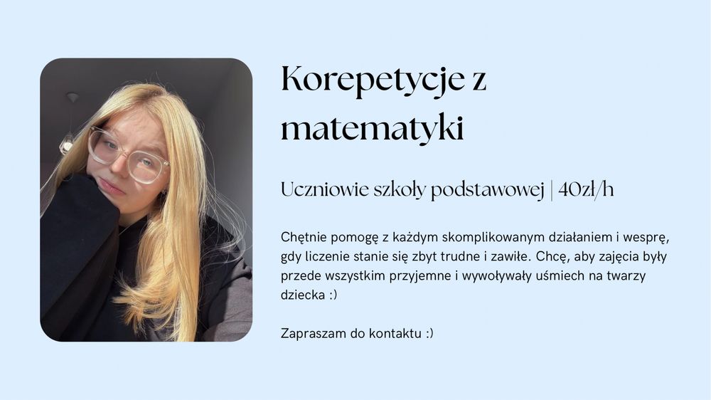 Korepetycje z matematyki