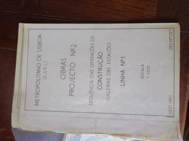 Metro Metropolitano plantas antigas construção 1951 !