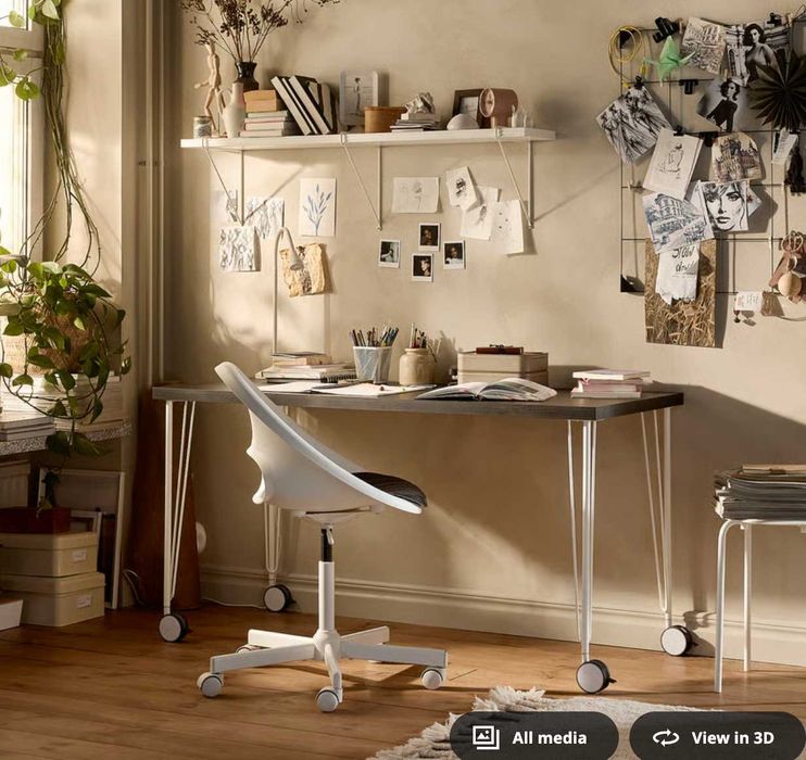 4 Pernas de mesa Krille Ikea