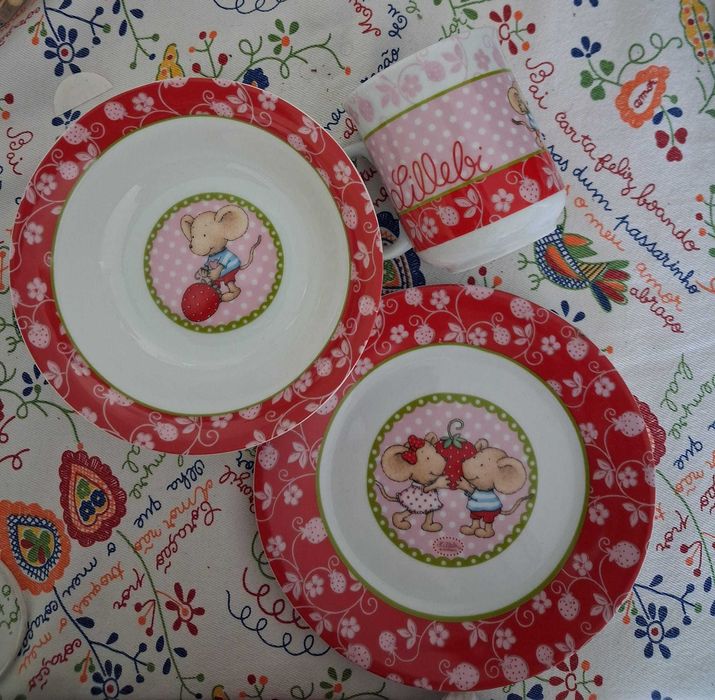 Serviço de mesa criança Lillbi Steinbeck — 3 peças