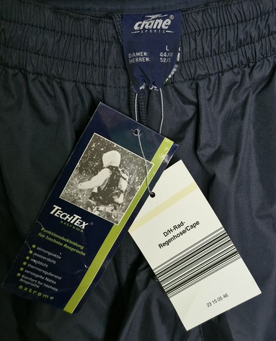 Nowe spodnie przeciwdeszczowe