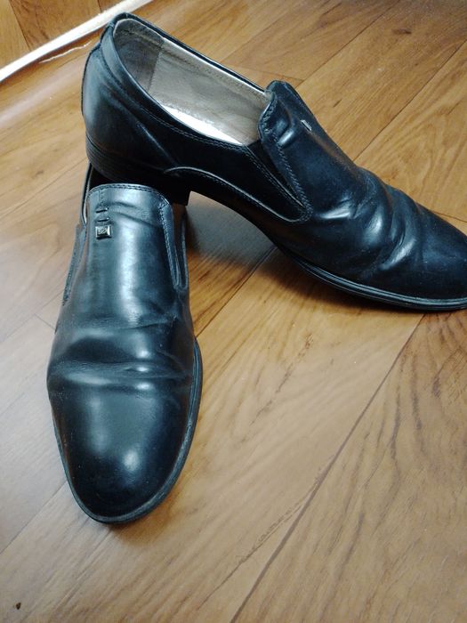 Макасины кожаные.  Туфли. 43 - 44 размер.
