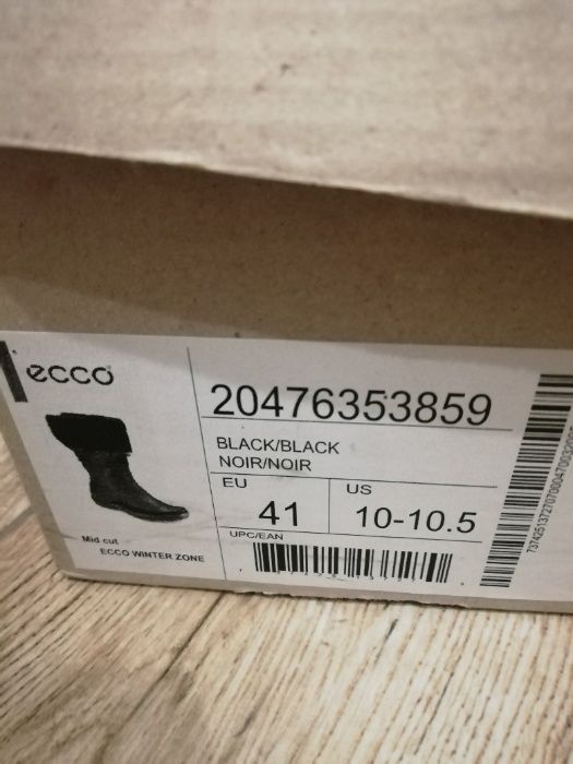 Kozaki Ecco 41 ,wygoda i ciepło