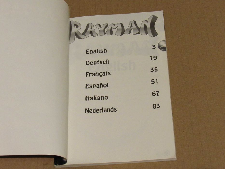 Manual Rayman Sega Saturn