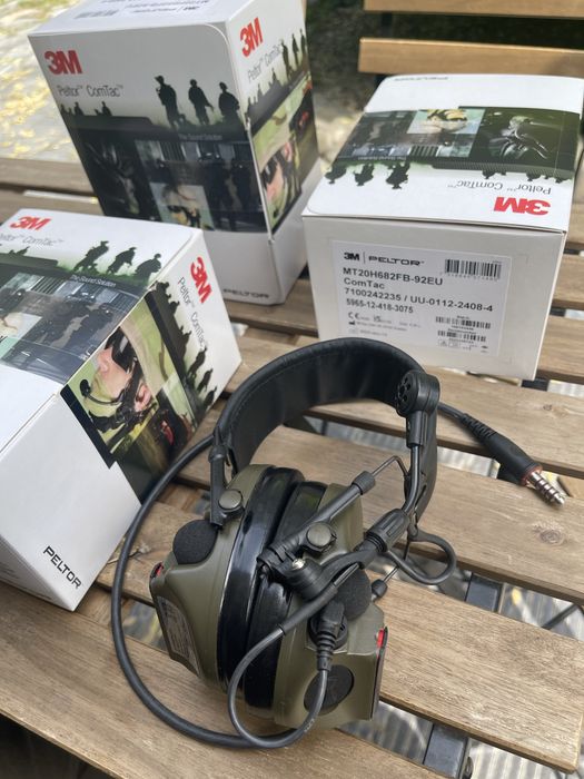 Військові, з гарнітурою‼️Навушники Peltor Comtac XPI оригінал Швеція‼️